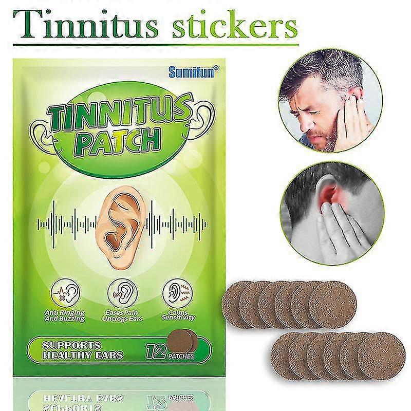 24pcs/pack Portable Tinnitus Patch Relieve Vomiting Dizziness Airsickness