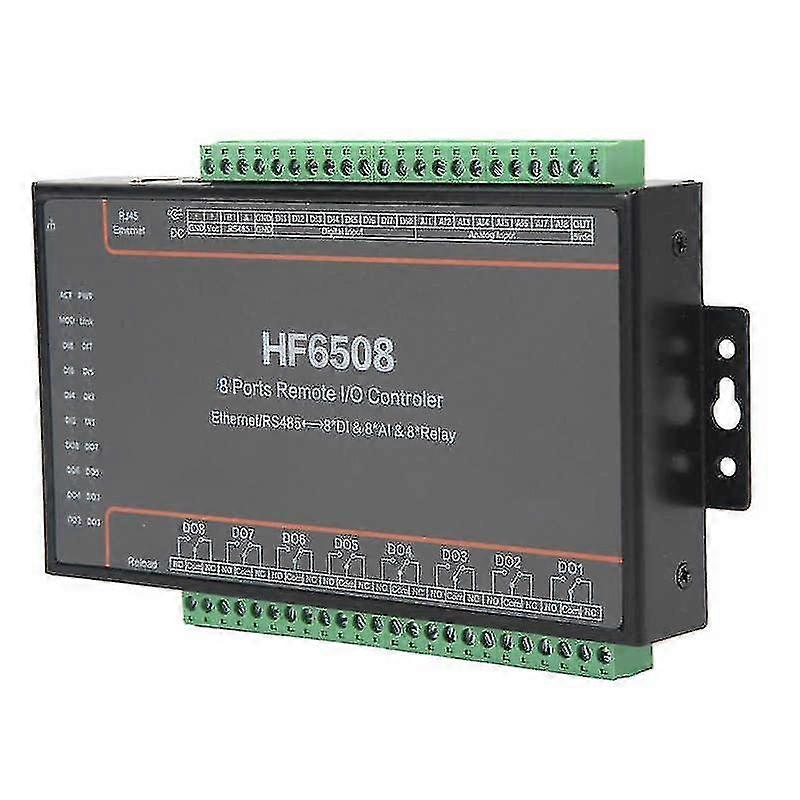 Relay Controller 8 Ports Rs485 Ethernet Data Collector Iot Configuration 5-40v Dc Ota Upgrade For Gricultural Monitoring