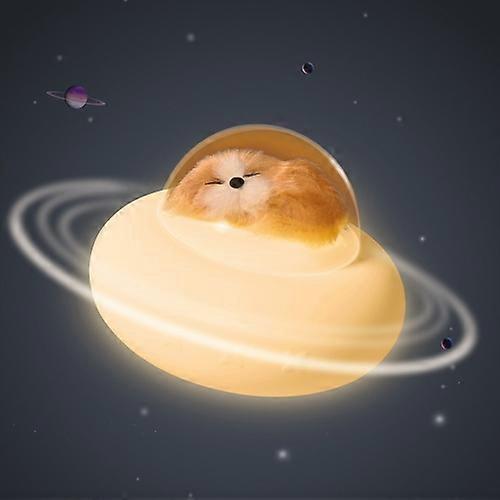 Pet Spaceship Silicone Night Light LED Bedroom Bedside Nursing Light
