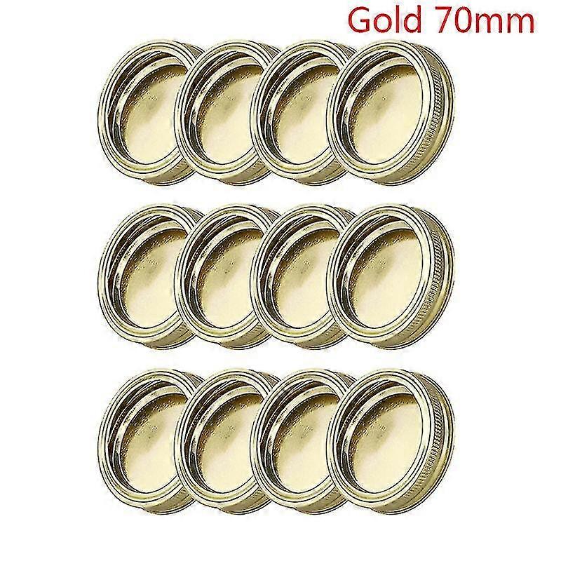 24 Mason Jar Canning Lids Rust Resistant Replacement Screw Bands Rings