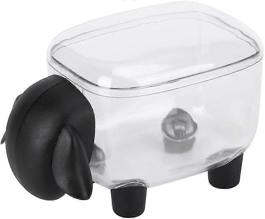 Plastic Cotton Swab Sheep Cotton Dispenser With Lid