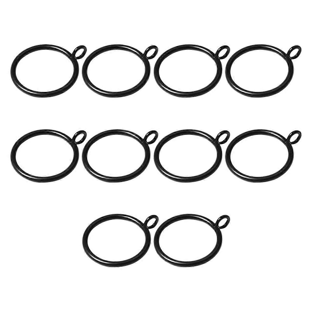 Black Curtain Rings with Eyelet Apply for Curtain Rod