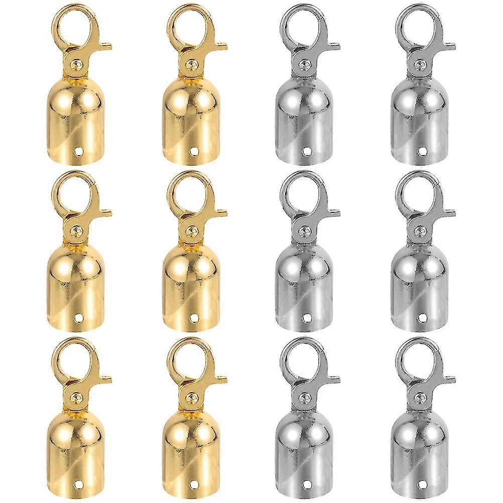 12pcs Rope End Hooks Guardrail Rope End Hooks Rope Fastener Stanchions Hooks