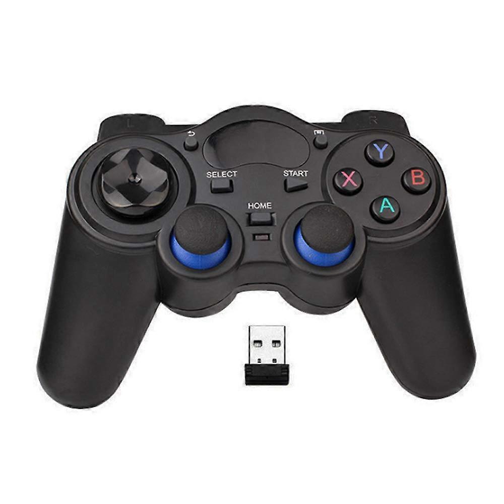 [Black] (black)USB Wireless Gaming Controller Gamepad for PC/Laptop Computer(Windows XP/7/8/10) & PS3 & Android & Steam -