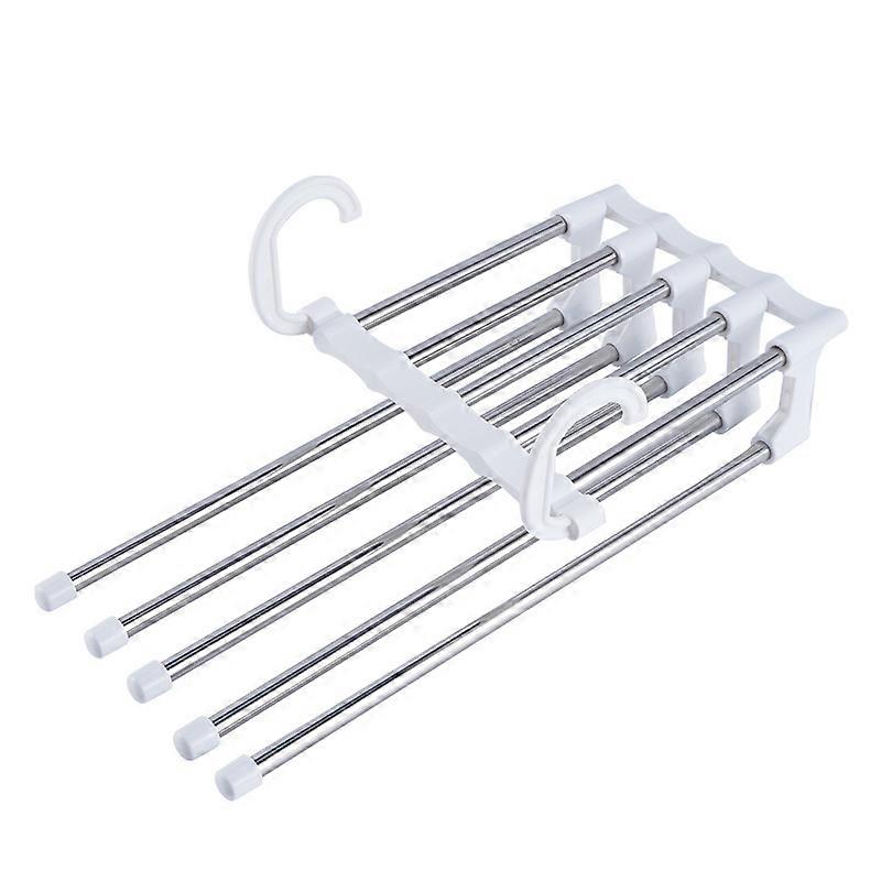 Stainless Steel Telescopic Folding Multi-Functional Multi-Layer Trouser Rack Trouser Hanger Space-saving Hangers
