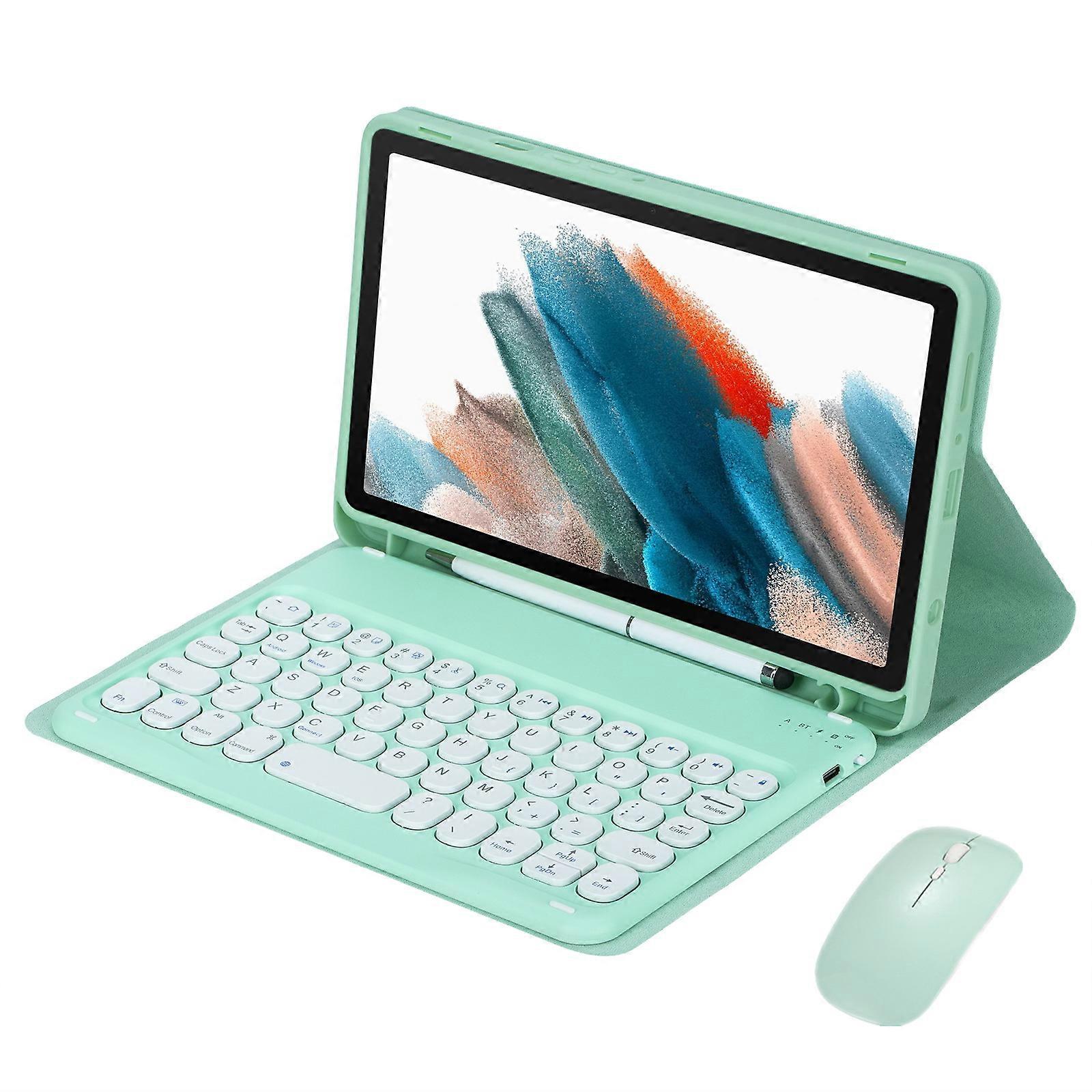 Keyboard Case for Samsung Galaxy Tab A9 Plus 11 Inch 2023, Detachable Wireless Keyboard Protective Cover, Green