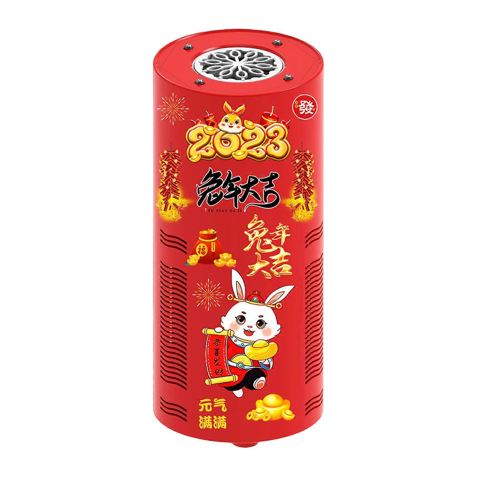 Fireworks Bubble Machine New Year Toy Kid Gift ABS