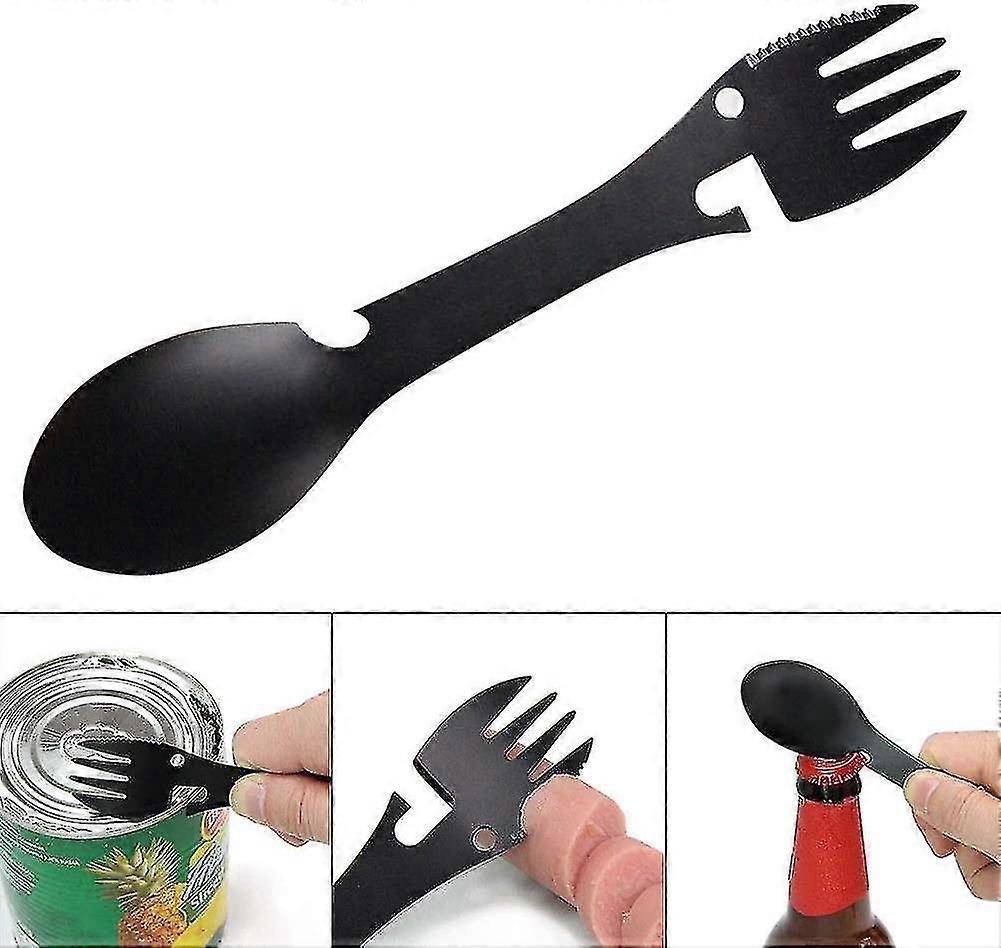 5 In 1 Portable Stainless Steel Spoon Fork