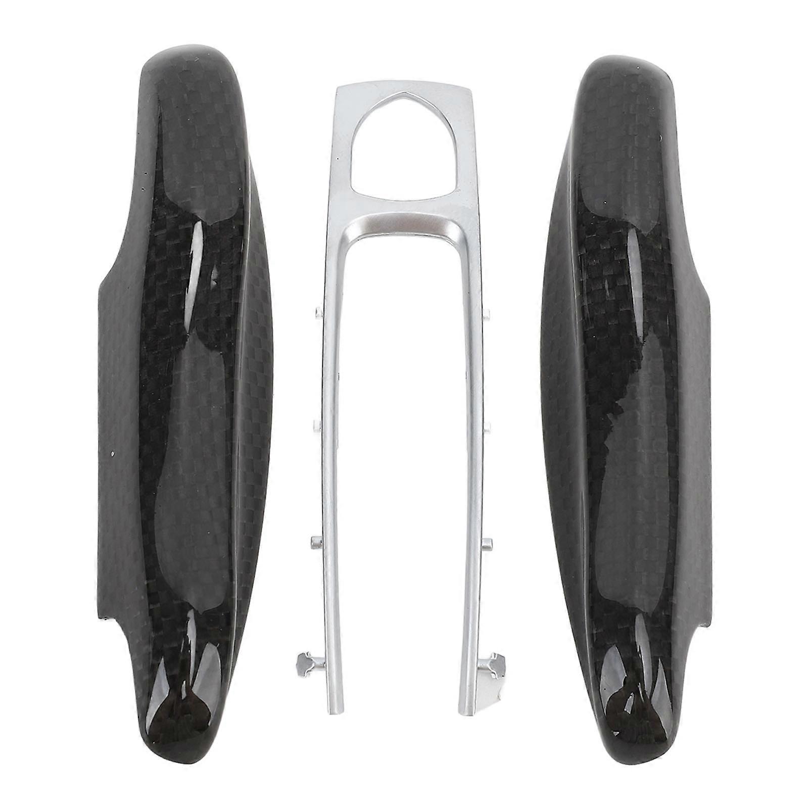 Car Smart Key Cover Case Keyless Entry Remote Key Fob Protector Shell for Panamera Cayenne 911 Taycan Carbon Fiber Style