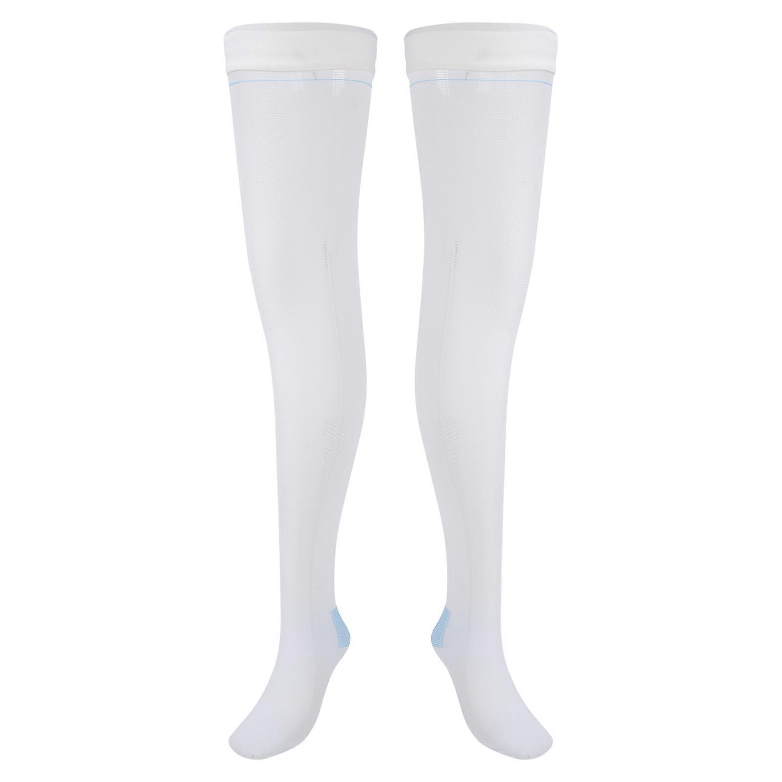 Thigh Length Compression Stockings Prevent Varicose Veins Leg Fatigue Swelling Relieve StockingsM
