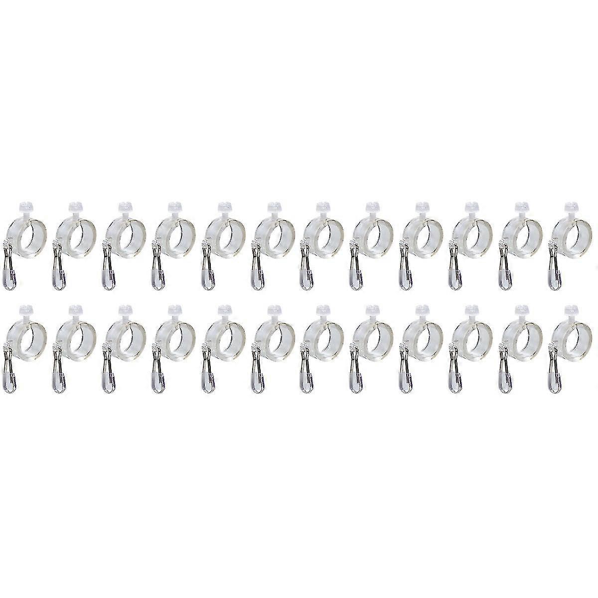 24 Pcs Flag Fixing Buckles Flag Mounting Rings Flag Pole Clamps Flag Pole Rings