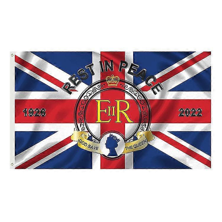 דגל המלכה אליזבת השנייה דגל הנצחה דגל בריטניה דגל המלכה דגל הנצחה