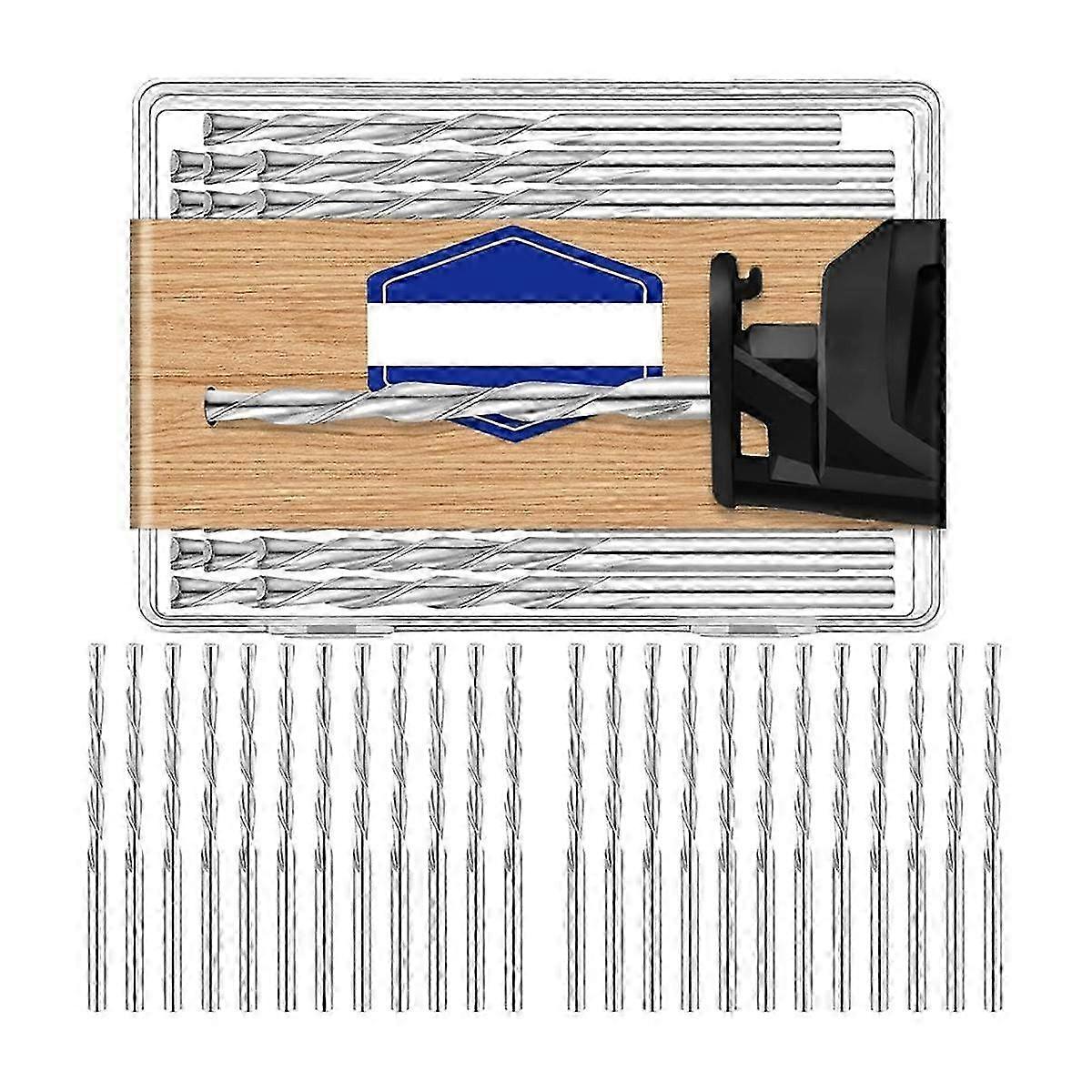 50pcs 1/8 Inch Drill Bit For Wood And Plastic Guide Point Cutting Bits Diameter Wood Router Bits,for Use With Spiral Saw