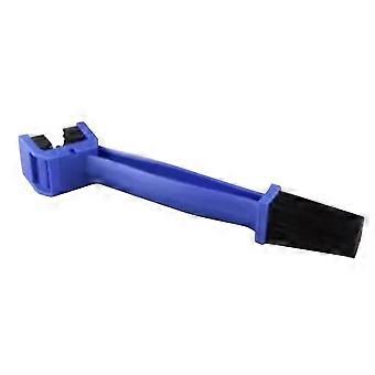Motorcycle Chain Cleaning Brush Quick Powerful Cleaning 3 Sides Portable Comfortable Handle Chain Washer for Bicycle