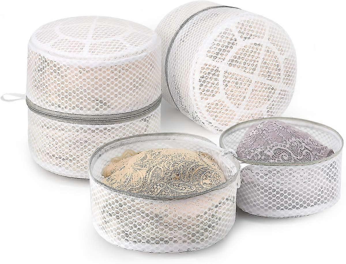 3pcs Durable Honeycomb Mesh Laundry Bags For Delicates