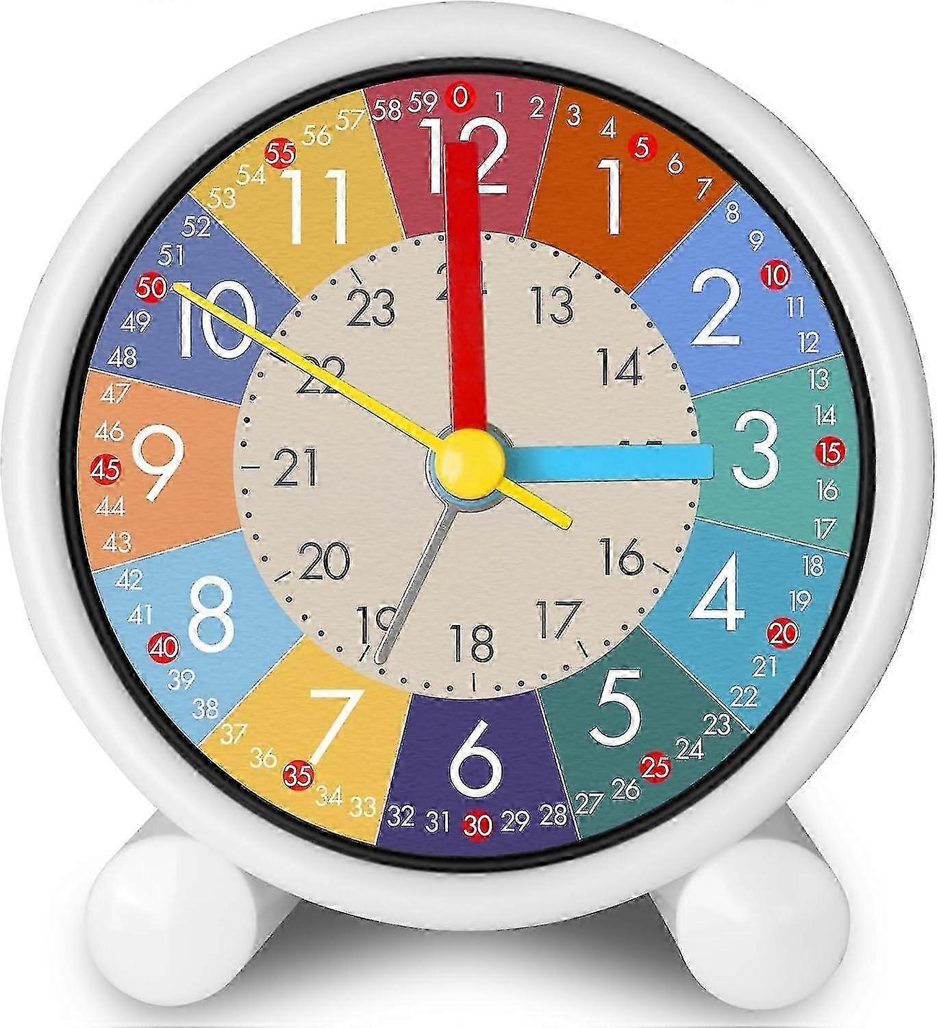 Children's Alarm Clock, Children's Digital Alarm Clock, Educational Alarm Clock, Silent Learning Alarm Clock Kids Clock Analog Alarm Clock jkw