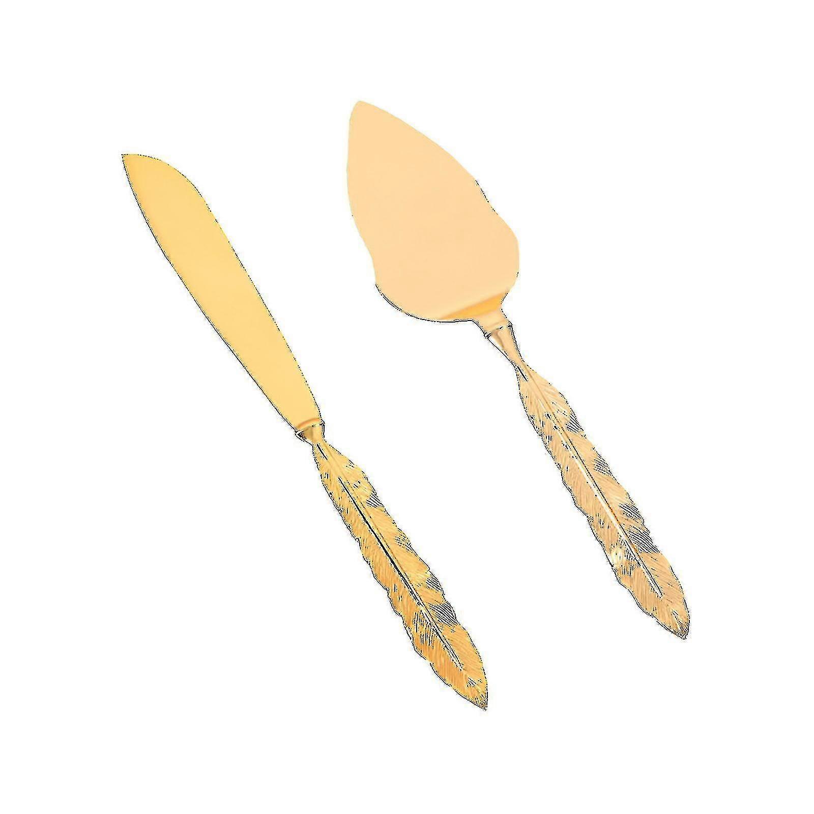 Couteau de gâteau de mariage et ensemble de serveur, ensemble de service de gâteau en or personnalisé, ensemble de découpe de gâteau gravé pour mariage, coupe-pizza de serveur à tartes, cadeau de mariée-yuj