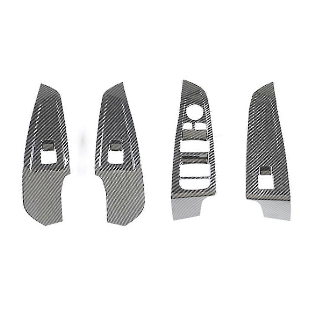 Car Window Lift Switch Button Cover Trim Frame Sticker Accessories