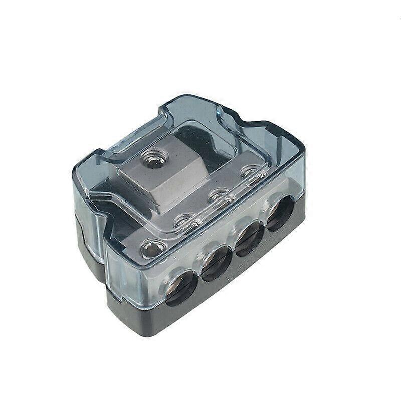 Distribution Block Trailer Plug 1In to 4 Out for Car Power Terminal Strip Block(1pcs,blue)