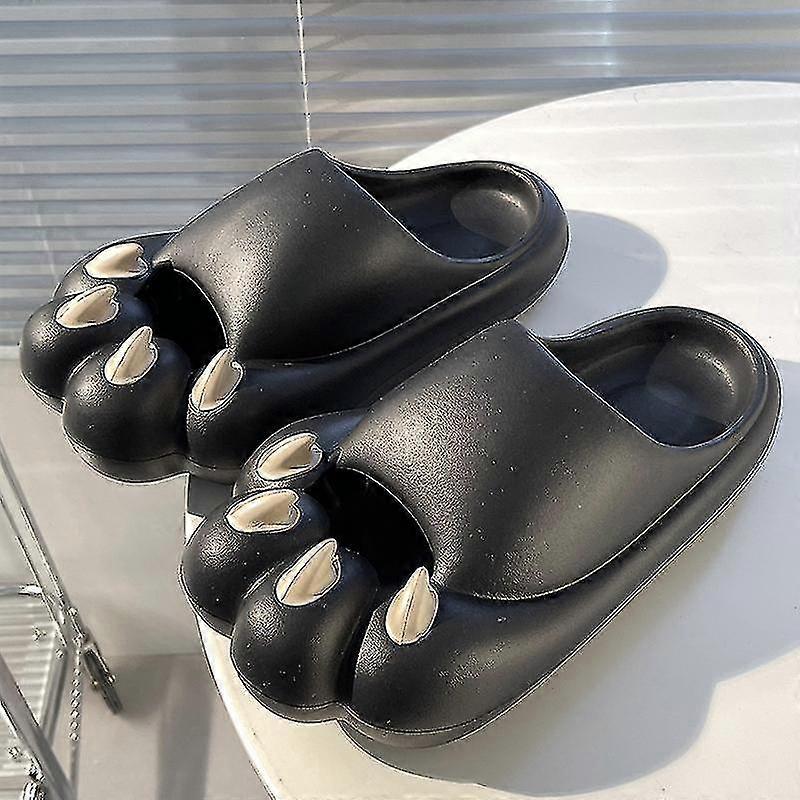 슬리퍼 여성 귀여운 고양이 발 여름 커플 홈 패션 미끄럼 방지 편안한 브랜드 만화