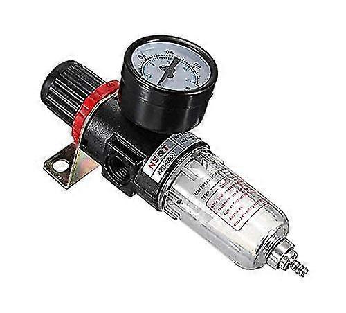 1/4" Air Pressure Regulator, Air Compressor Filter, Moisture Separator, Filter Moisture, Clean And Dry Air, Protect Compressed Air Tools And Pneumatic