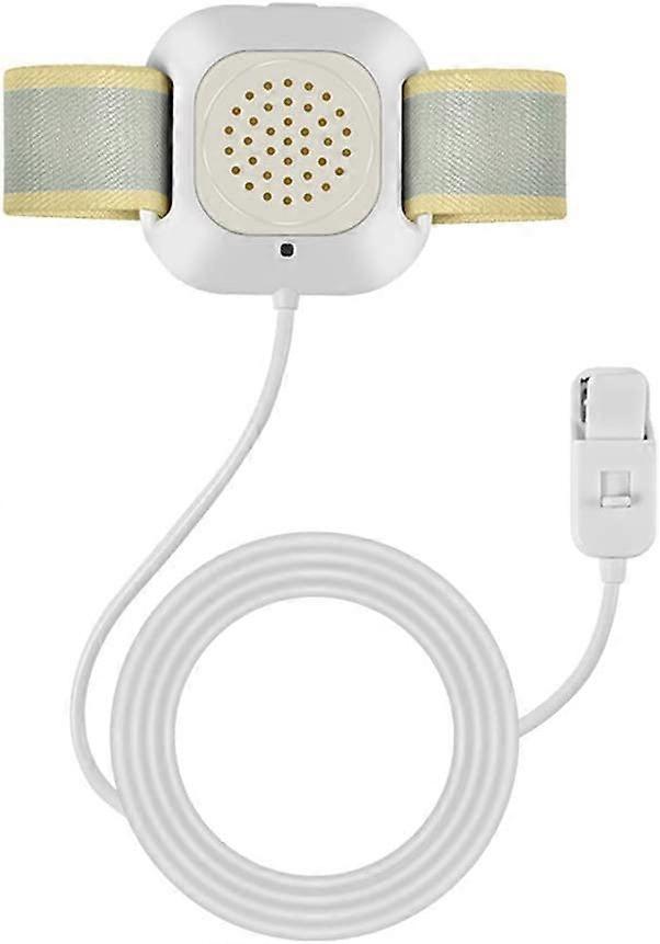 Bedwetting Alarm with Bright Light and Strong Vibration Bedwetting Alarm with Sensor for Babies, Children, Elderly - Gray