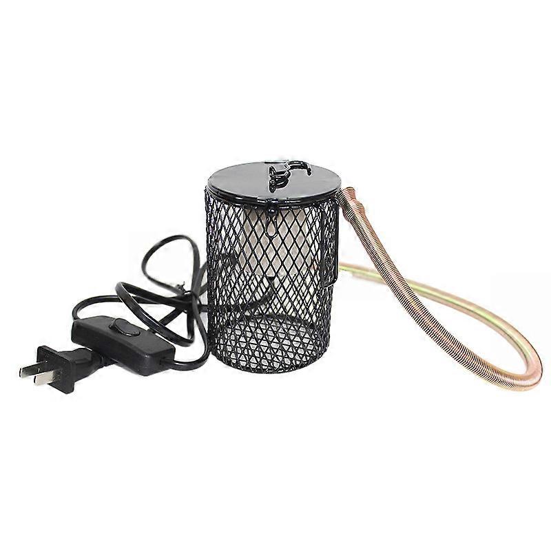Reptile Ceramic Heat Lamp Bulb Cage Snake Pet Switch Brooder Net Holder