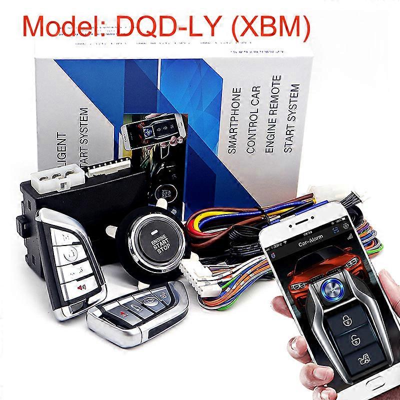 Universal Car Alarm Auto Start Stop System Remote Control Engine Ignition Autostart Kit Keyless Push Start System Car Accessorie