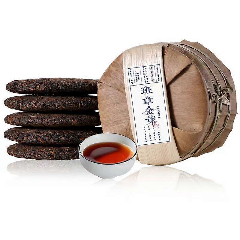 5個小雲南プーアル熟茶ケーキバンチャンゴールデンバッドプーアル茶紅茶