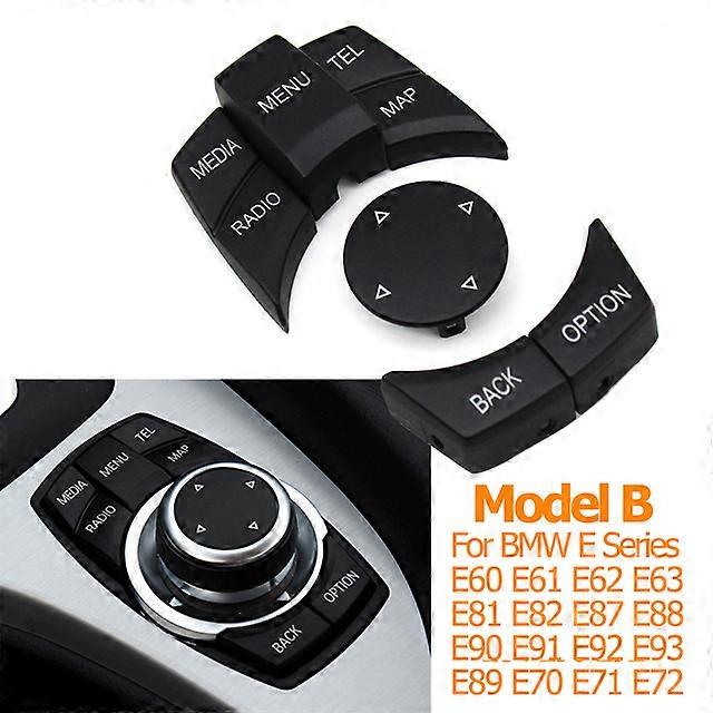 Interior Car CIC IDrive Multi-Media Knob Menu Button Switch For BMW E Series E60 E61 E81 E82 E87 E88 E89 E90 E91 E92 E70 E71 E72