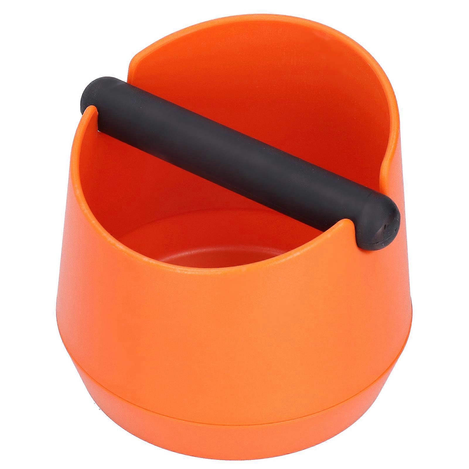 Coffee Grind Knock Box with Removable Bar and Non-Slip Base for Shock Absorption