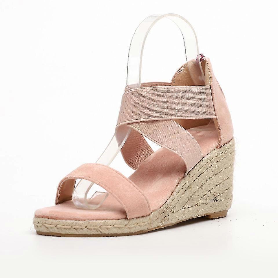 womens platform wedge sandals ankle strappy open toe slingback high