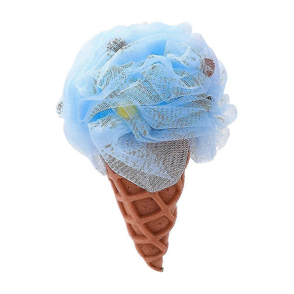 Iskremformede badedusjsvampballer - Kroppsrensende skrubber