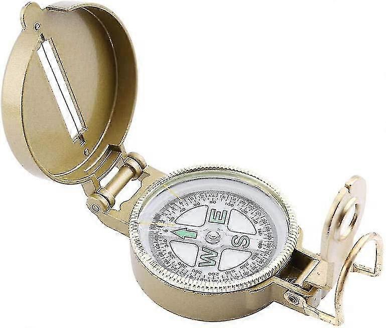 Compass, Multi-functional Aluminum Body Case Outdoor Compass For  Hunting Camping