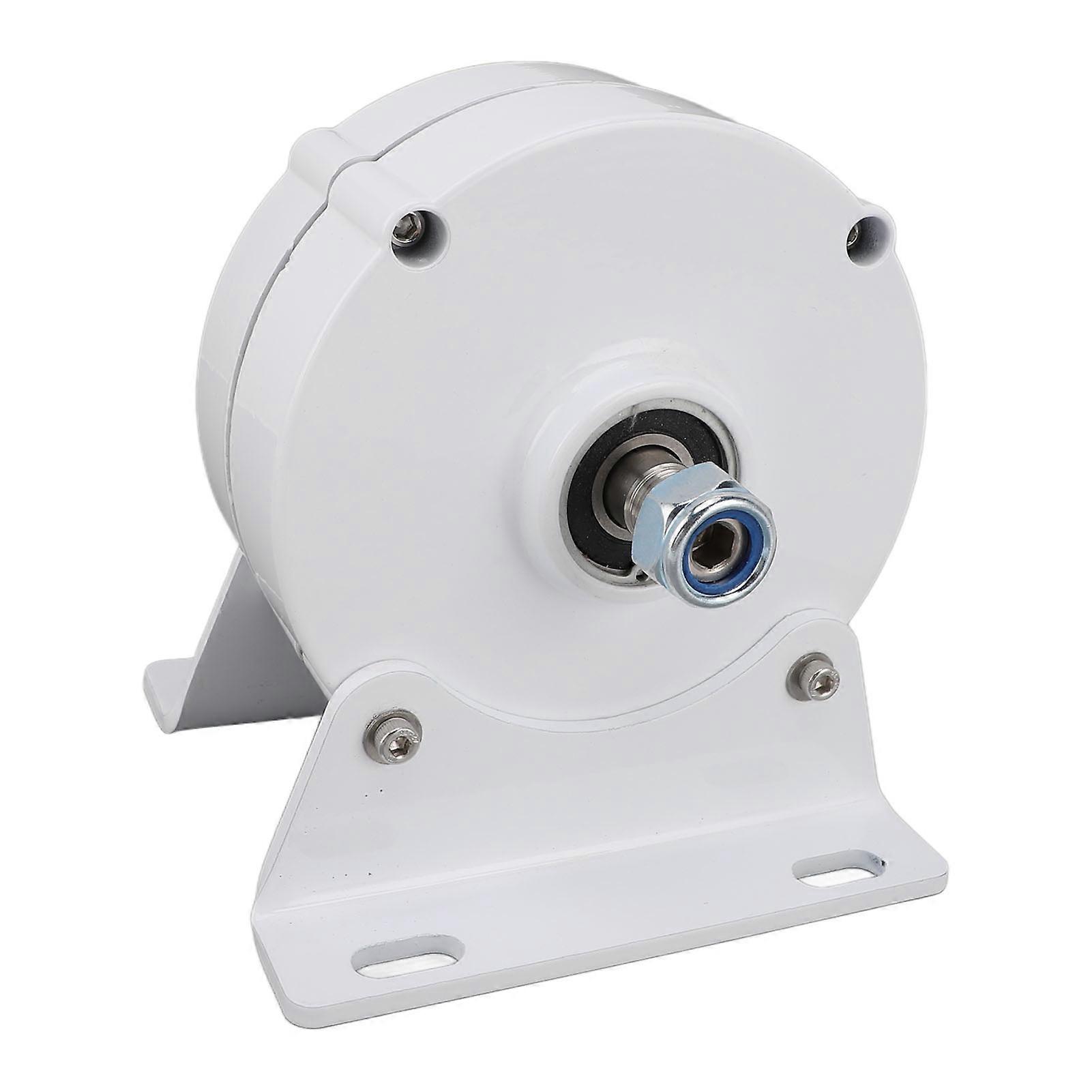 12V Dual Shaft Generator with Base 3 Phase AC Permanent Magnet Synchronous Electric Motor for Wind Turbines 100W