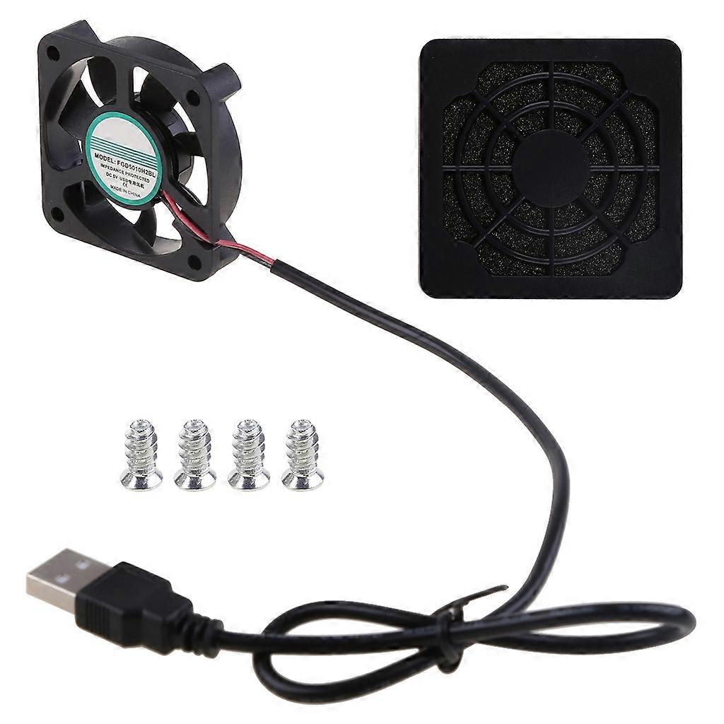 50mm Silent Cooling Fan 5V 0.1A 5010 for DC Brushless Quiet for PC Computer for