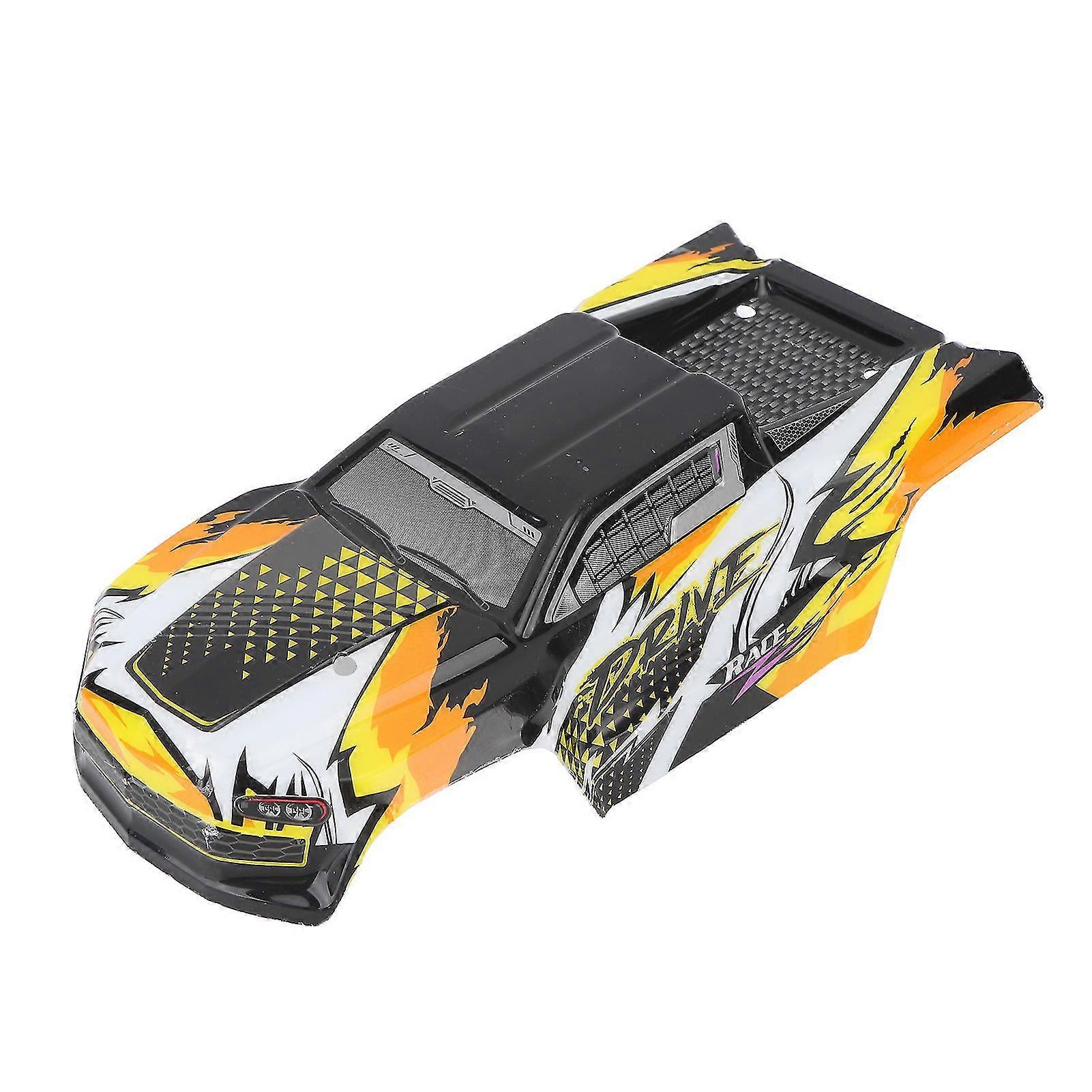 RC Car Body Shell - PVC Orange - 116 Scale - Fits SCY 16102PRO - Spare Parts Assembly Accessory