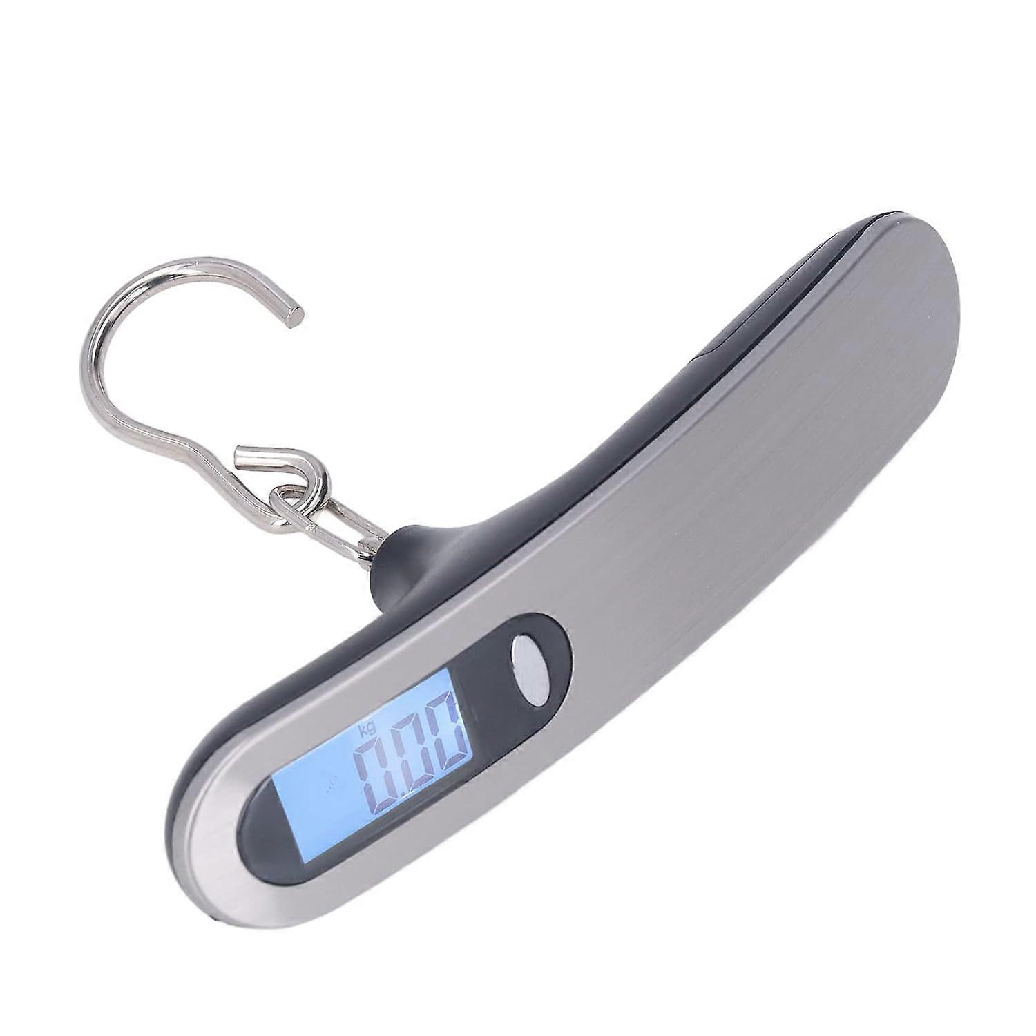 Electronic Hook Scale, Backlit Display, Multiple Weight Units, Large Screen, Portable Fish Scale, Comfortable Grip