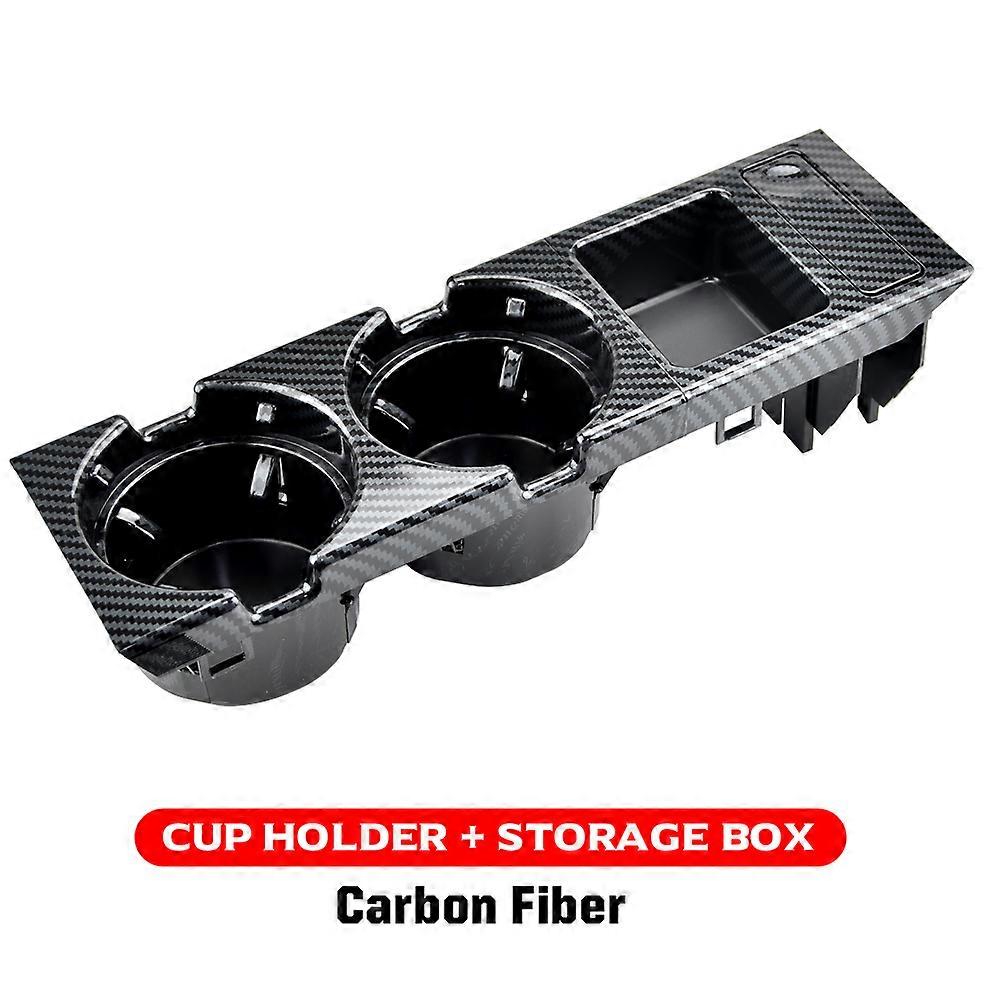 New Double Hole Car Styling Front Center Console Storage Box Coin + Cup Holder For BMW E46 Series 1999-2006 51168217953