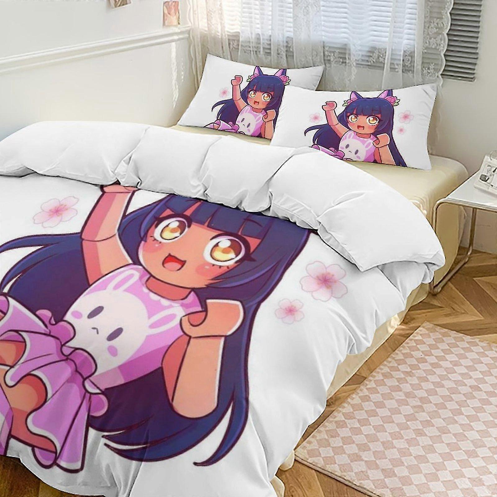 v1401 ملاءات سرير أفماو غطاء لحاف خفيف الوزن طقم 3 قطع (1 غطاء لحاف و 2 غطاء وسادة) ملاءات سرير ccv1401