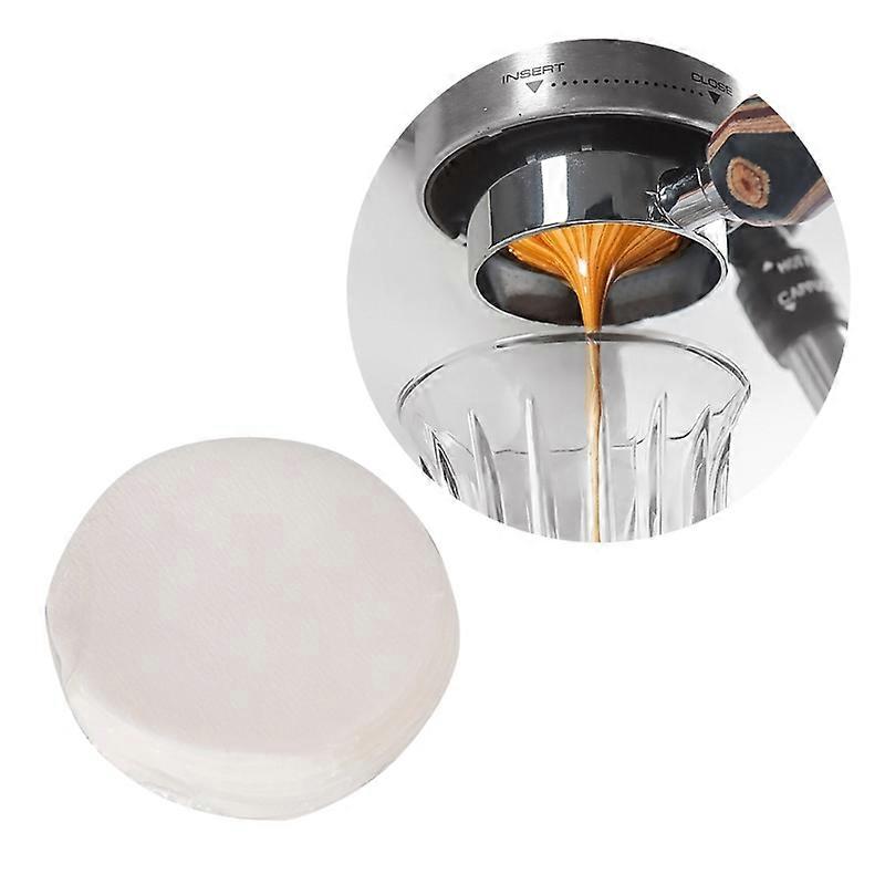 100pcs Espressos Filter Paper 51mm/53mm/58mm Replacement Coffee Papers Round Coffee Filter Paper for Espressos Maker Drop Ship