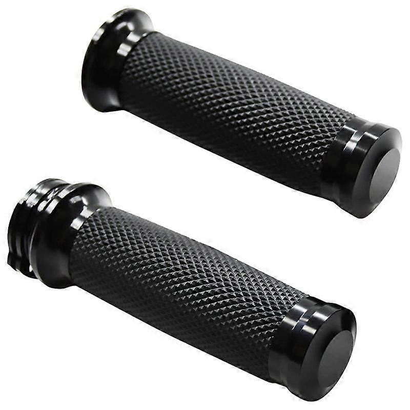 Universal 1In 25Mm Hand Grips Motorcycle Handle Bar Handlebar for Touring 883 1200 XR for Black