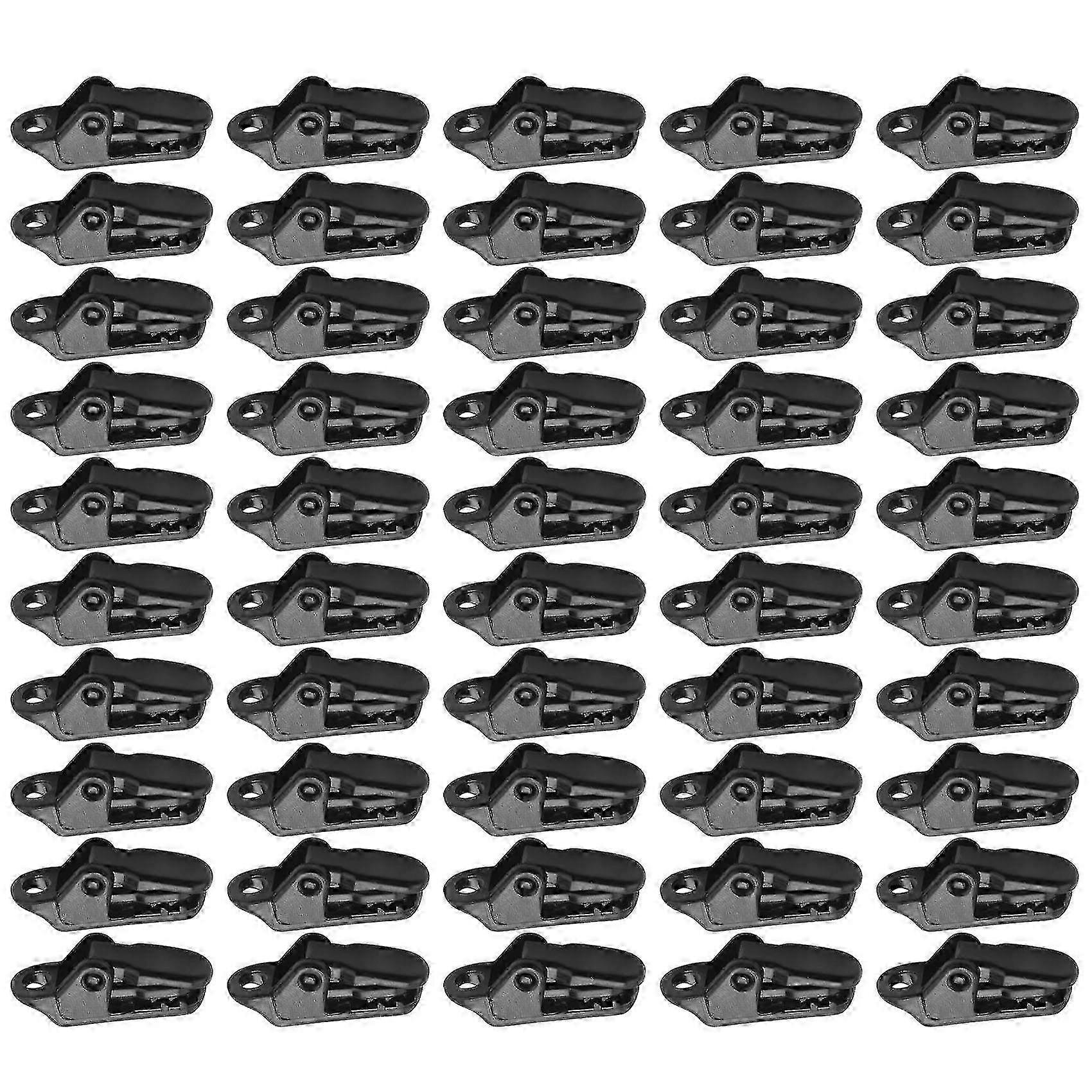 50Pcs κλιπ μουσαμά πανιών εξασφαλίζει σφιγκτήρα με ισχυρή λαβή κλειδώματος για υπαίθρια κατασκήνωση, σκηνή, τέντα, πανό Ti