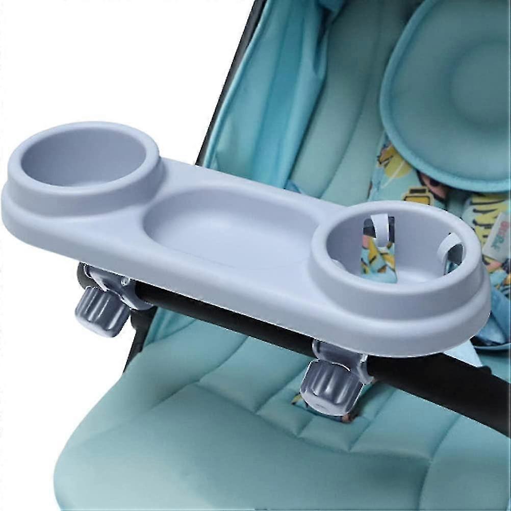 Snack Tray For Babies Stroller Dinner Tray Universal Pram Tray With Adjustable Clip Divider Storage Tray For Most Types Of Pushchairs With Armrests