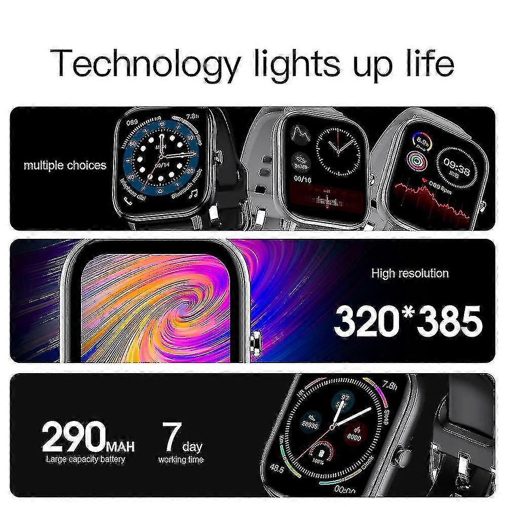 Watch For Unisex Watch Sport Watch Ip68 Ecg Temperature Mon For Android Ios-