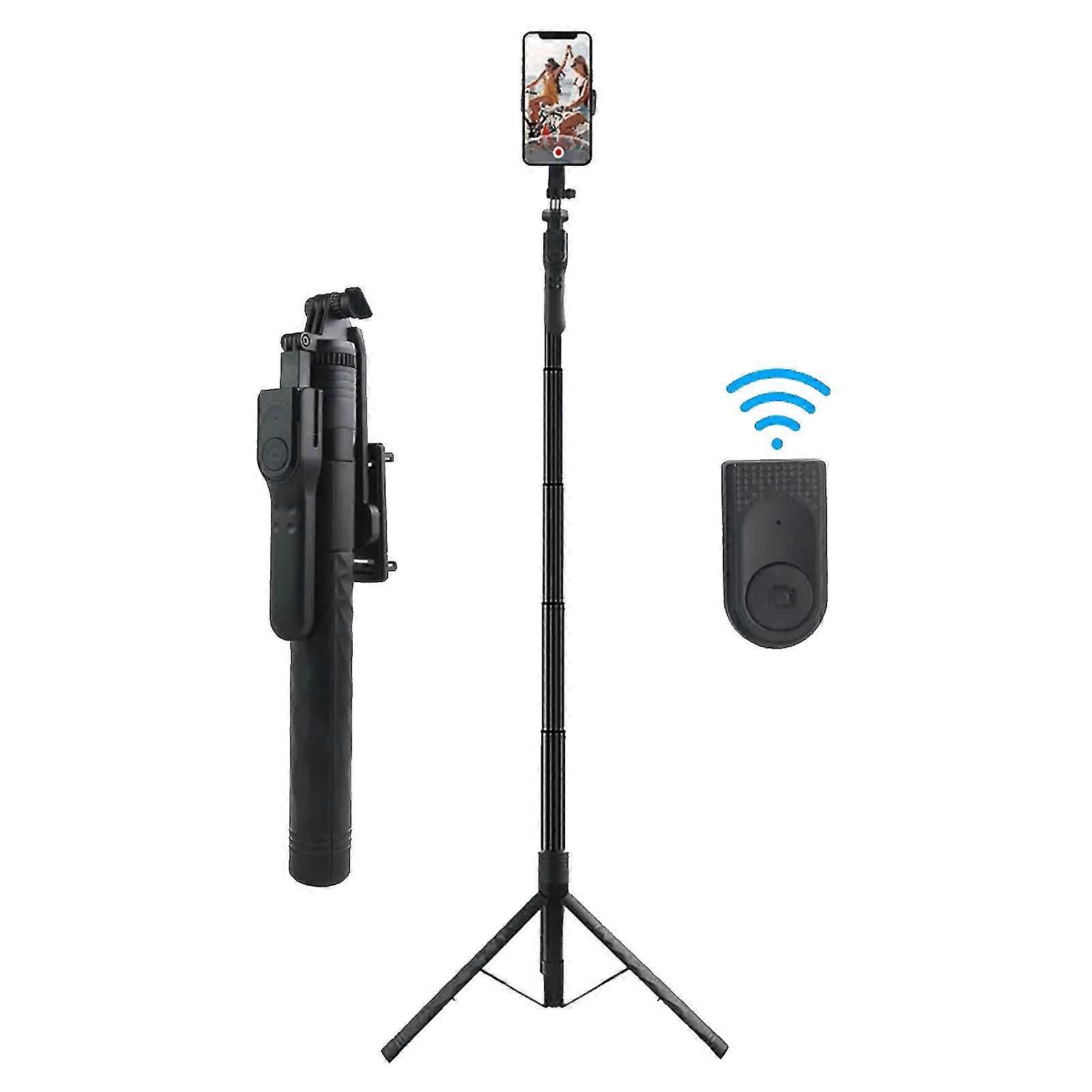 68 in Professional Self Portrait Stick Mobile Phone Tripod With Remote Control