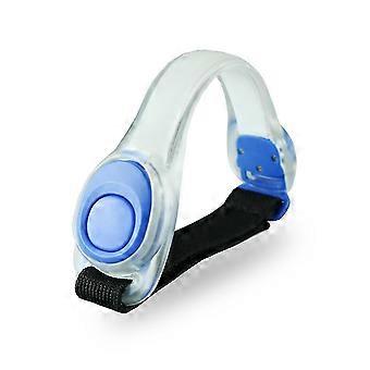 Brassard lumineux LED bleu, 2 pièces, ceinture de sécurité pour course à pied nocturne, cyclisme