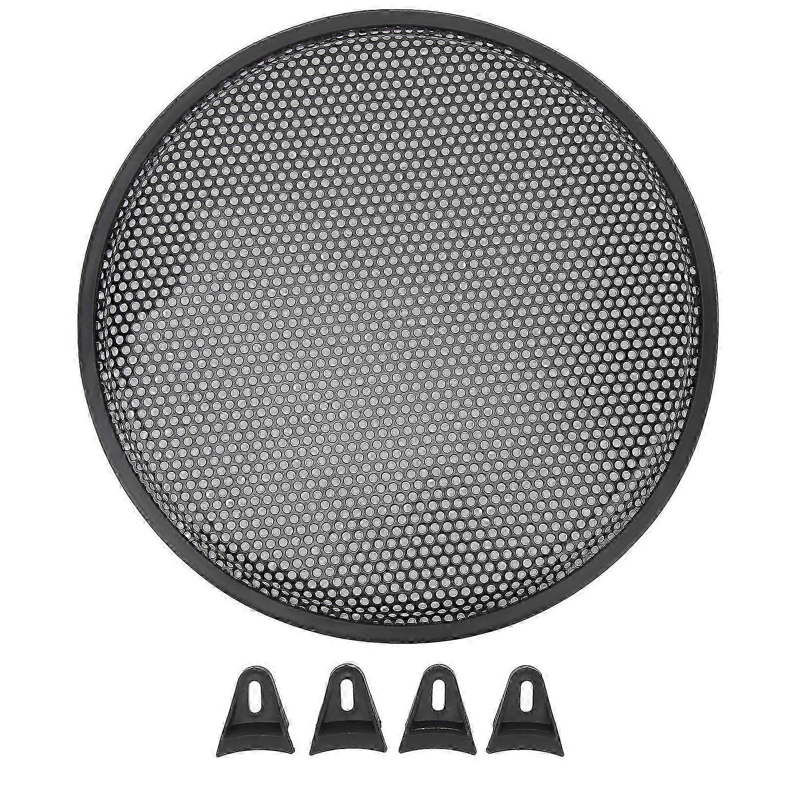 12 inch Speaker Grill Iron Subwoofer Speaker Circle Cover Audio Mesh Protector Guard pentru RV auto