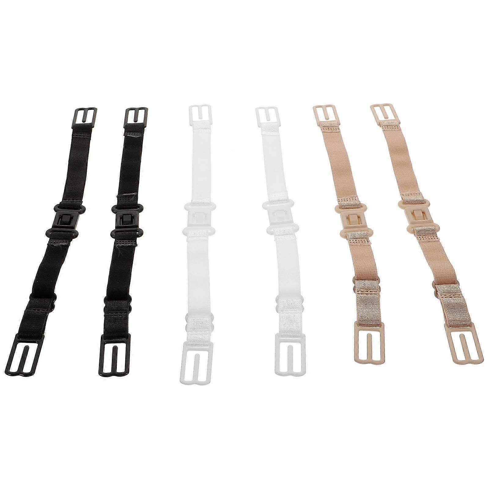 6Pcs Women Non-slip Bra Straps Creative Underwear Straps (Assorted ...