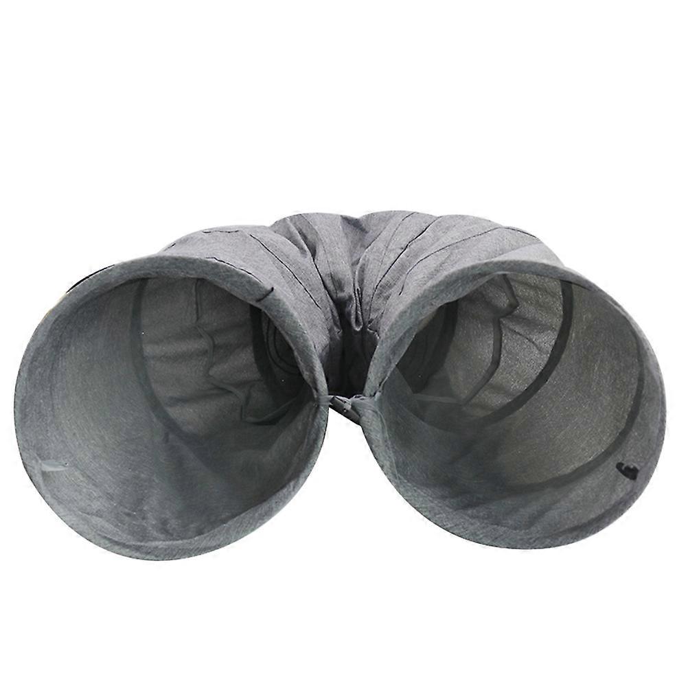 Cat Foldable Tunnel Cat Playing Tunnel Toys Interactive Tube Toys with Sound Paper for Cats Kitten